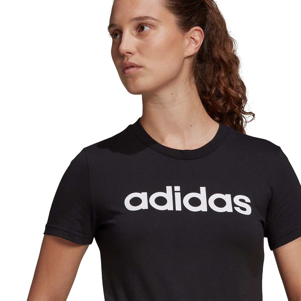 Camiseta Adidas Essentials Linear Feminina - Iluminada